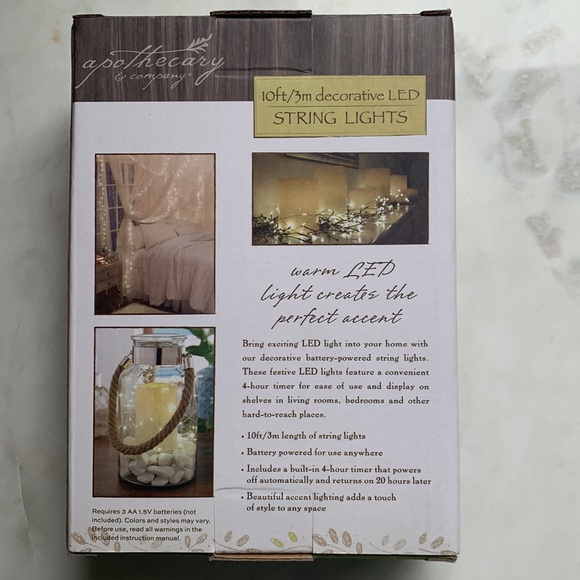 LED Crystal String Lights - Picture 2 of 2